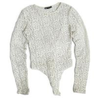 ราคา บอดี้สูทลูกไม้แขนยาว Zara Size M (52265288271)