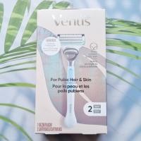 ราคา ยิลเลตต์วีนัส ชุดมีดโกน สำหรับผู้หญิง Venus® For Pubic Hair & Skin 1 Razor 2 Cartridges (Gillette®) (10660881526)