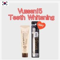 ราคา Vussen ยาสีฟันฟอกฟันขาวแบรนด์เกาหลี 80g + ชุดแปรงสีฟันกว้าง (40829355946)