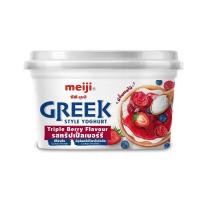 ราคา [สินค้าส่งด่วน] เมจิ กรีกโยเกิร์ต รสทริปเปิ้ลเบอร์รี่ 500 กรัม MEIJI YOGURT GREEK TRIPPLE BERRY 500 G (47061289832)
