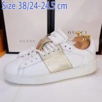 ราคา Valentino Open Low Top Sneaker in White & Gold (3662770651)