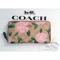 ราคา กระเป๋าสตางค์ COACH ACCORDION ZIP WALLET WITH CAMO ROSE FLORAL PRINT COACH F26290 SILVER LIGHT KHAKI BLUSH MULTI (1085105420)