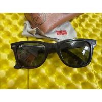 ราคา Recommend แว่นกันแดด Ray-Ban ของแท้ ทรงคลาสสิค มือสอง hand made in Italy .ใช้มือเดียวจากแว่นท้อบ (55714983929)