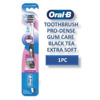 ราคา Oral-B Pro-Dense Gum Care Black Tea-Extra Soft (1 ชิ้น)-แปรงสีฟัน-Berus Gigi-牙刷-สีสุ่ม (42077503119)