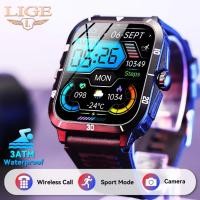 ราคา LIGE Original สมาร์ทวอท์ชสำหรับผู้ชาย Full Touch HD หน้าจอ 600mAh แบตเตอรี่ความจุขนาดใหญ่ 100 + กีฬาฟิตเนสนาฬิกาข้อมือ IP67 บลูทูธกันน้ำสำหรับ Android IOS Smartwatch (24755078798)
