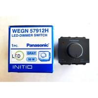 ราคา PANASONIC สวิทซ์หรี่ไฟ พานาโซนิค รุ่น อินนิชิโอ LED DIMMER SWITCH 50W INITIO WEGN57912H สีเทากลม สวยหรู ผิวสัมผัสแตกต่าง (20571851467)