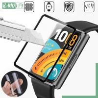 ราคา ฟิล์มนุ่ม/กระจกนิรภัย 9D สำหรับ for Huawei Band 11 11 Pro 10 9 8 ป้องกันหน้าจอสำหรับ Smartwatch Huawei Band 10 9 8 NFC (48651585967)