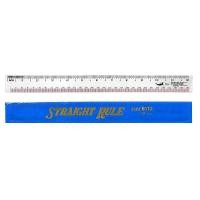 ราคา PVC ไม้บรรทัดแบบใส ตราเครื่องบิน ยาว 12 นิ้ว (12อัน) (27854836528)