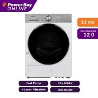 ราคา Toshiba เครื่องอบผ้าฝาหน้า Inverter 11 kg รุ่น TD-T33B120HWT(WS) + ฐานรอง (57917288558)