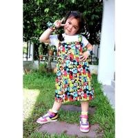 ราคา ชุดเอี๊ยมกระโปรงลายมิกกี้เมาส์น่ารักๆ​ มาพร้อมเสื้อยืดสีขาว​ มาพร้อมเซ็ตหน้ากาก+ยางรัดผมโดนัท (6350910377)