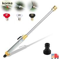 ราคา KONKE Jet หัวฉีดเครื่องซักผ้า, Quick Connectors พร้อม 3 หัวฉีดแรงดันสูงเครื่องซักผ้าความดัน,ทนทานแรงดันสูงแบบพกพา Hydro Jet Power เครื่องซักผ้า Wand สําหรับสวนท่อ (56562064734)