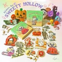 ราคา Sweety Hollow sticker set สติ้กเกอร์กันน้ำ ออกแบบโดย ทรงศีล ทิวสมบุญ (SongsinThings) (7940901437)