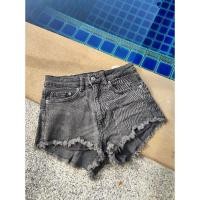 ราคา Grey high waisted denim shorts 36 S H&M Divided (24619245607)