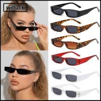 ราคา WILLUCK แว่นกันแดดสี่เหลี่ยมผืนผ้าขนาดเล็กแฟชั่นสตรีแว่นตาทรงสี่เหลี่ยมกรอบเล็ก (48666231274)