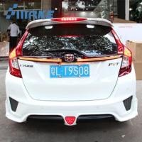 ราคา T6HW LED DRL ด้านหลังกันชนสปอยเลอร์ไฟท้ายสําหรับ Honda Jazz Fit 2014 2015 2016 2017 ไฟตัดหมอกด้านหลัง Trunk Light (41083494180)