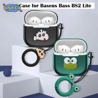 ราคา Compatible with Baseus Bass BS2 Lite Bluetooth Earphone Protective Silicone Cute Cartoon Covers Wireless Earbuds Shell TWS Headphone Portable (42182684054)