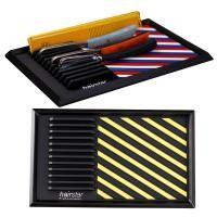 ราคา แผ่นยางรอง อุปกรณ์ช่างตัดผม Barber Organizer Tray แท่นวางหวี กรรไกร มีดโกน สำหรับตัดผม (52564500762)