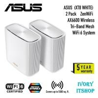 ราคา ASUS XT8 White ZenWiFi AX6600 Wireless Tri-Band Mesh Wi-Fi System XT8 White/ivoryitshop (11237966849)