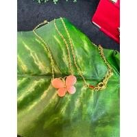 ราคา สร้อยคอจี้วัสดุธรรมชาติปะการังสร้อยเคลือบสีทอง (28455638326)