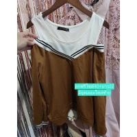 ราคา เสื้อแขนยาว เปิดไหล่ ผ้านิ่มจั้มเอว (24105574796)