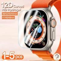 ราคา Soft Hydrogel ป้องกันหน้าจอฟิล์มสําหรับ Apple Watch 45 มม.49 มม.สายนาฬิกาสําหรับ S8 ultra S9 ultra CDS9 B29 B31 CD99 T900 (43259904926)
