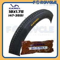 ราคา ยางนอก หรือ ยางใน จักรยาน ขนาด 18x1.75 ยี่ห้อ Camel (44000622181)