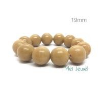 ราคา สร้อยข้อมือหยกน้ำผึ้งหยกพม่าแท้100%19mm (9218230915)