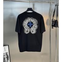 ราคา Chrome Hearts/Chrome Hearts ผู้ชายผู้หญิงเสื้อยืดพิมพ์ลายเสื้อยืดธุรกิจเสื้อยืดแขนสั้น Bottoming 6WRC (47765738844)