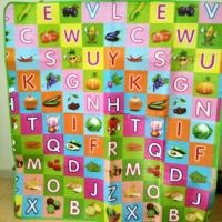 ราคา แผ่นรองคลาน เสื่อรองคลาน Baby Play mat 6 ฟุต ลาย ตาราง ABC คละแบบ (26704552)