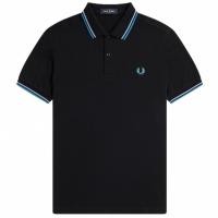 ราคา Fred Perry Twin Tipped Polo Shirt in Black (28642616409)
