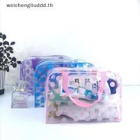 ราคา # weichen # กระเป๋าเครื่องสําอางลายดอกไม้ใสสําหรับผู้หญิงน่ารักใสแต่งหน้าออแกไนเซอร์เหมาะสําหรับโรงเรียนทํางานหรือเดินทาง . (54513869004)