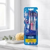 ราคา ออรัลบีแปรงสีฟันทรีดีไวท์ขนแปรงนุ่ม แพค3 Oral B 3D White Soft 35 Toothbrushes Pack 3 [หมายเลขบาร์โค้ด 4902430682015 ] (45715433618)