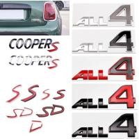 ราคา 3D โลหะ ALL4 รถด้านหลังสัญลักษณ์ประตู Fender Badge สําหรับ MINI Cooper JCW R60 R61 F54 F60 SD Countryman Paceman สติกเกอร์ (19195725842)