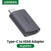 ราคา UGREEN USB C to HDMI Adapter 4K 60Hz Type C Thunderbolt 3 Male to HDMI 2.0 Female Adapter Compatible with compatible compatible for Macbook Pro compatible compatible for Macbook Air compatible compati