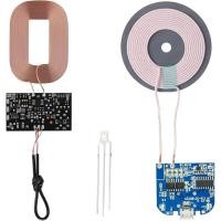 ราคา สําหรับ diyqi ชุดไฟฟ้าบอร์ด pcba5v ชาร์จ Coil qi บอร์ดชาร์จโทรศัพท์มือถือโมดูลมาตรฐานชาร์จไร้สาย 1a ตัวรับสัญญาณมาตรฐานไร้สาย HF2E (47064827162)