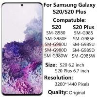 ราคา Samsung Galaxy S20 G980 G980F G980F/DS จอแสดงผล LCD Touch Screen Digitizer สําหรับ Samsung S20 Plus S20 + G985 G985F LCD (28074149402)