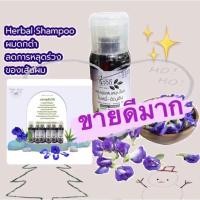 ราคา ชีววิถีแชมพูผสมสมุนไพรอัญชัน-ใบหมี่ 240มล.#ผมร่วง#ลดอาการคันศรีษะ (6691464612)