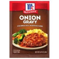 ราคา แม็คคอร์มิค ผงปรุงอาหาร สำหรับทำเกรวี่ผสมหัวหอม 24 กรัม McCormick Onion Gravy 24 g (18489059665)