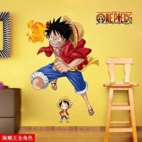 ราคา PVC กันน้ํา Self-Adhesive สติกเกอร์ตกแต่ง One Piece Luffy การ์ตูนอะนิเมะเด็กภาพจิตรกรรมฝาผนังพื้นหลังสติ๊กเกอร์ติดผนังมาพร้อมกับกาว (55517535381)
