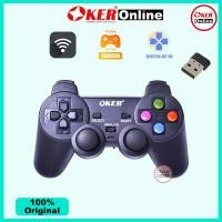 ราคา ⭕️ OKER Online W76 JOY จอยเกมส์ 2.4GHz FUNCTION Wireless GAMEPAD จอยUSB ไร้สาย GAMING Joystick (24589001794)