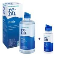 ราคา รีนิว น้ำยาล้างคอนแทคเลนส์ Renu Fresh 355มล.+60มล.+ตลับ (28758143661)