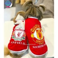 ราคา เสื้อหมา เสื้อแมว เสื้อสำหรัสัตว์เลี้ยง เสื้อกล้ามสุนัข ลายแมนยู ลิเวอร์พูล อาร์เซน่อล เซลซี น่ารักๆ สุนัข แมว กระต่าย แ (29514061240)