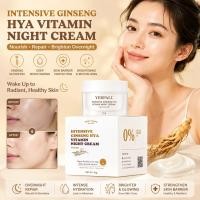 ราคา COD10g Ginseng Vitamin Night Cream – Intensive Repair & Brightening Moisturizer, Nourishing Overnight Face Care for Radiant Skin [weierte] (57666152894)