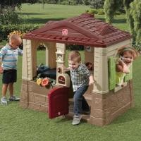ราคา บ้านเด็กเล่นหลังน้อย Step2 Neat & Tidy Cottage II Brown Playhouse Plastic Kids Outdoor Toy ใหม่ล่าสุด (50101495559)