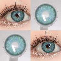 ราคา Funsachy Lucerne ซีรีย์ คอนแทคเลนส์สีฟ้า DIA14.5mm คอนแทคเลนส์ธรรมชาติ ตาโต lens (50207056637)