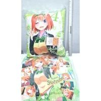 ราคา [ลิขสิทธิ์แท้] หมอนอิง นุ่มนิ่ม ลายน่ารัก ลาย นาคาโนะ โยตสึบะ จากเรื่อง แฝดห้า 5 Toubun no Hanayome (18773197088)