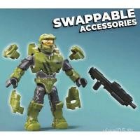 ราคา ใหม่ MegaBloks MegaBloks Mega Building Blocks ประกอบของเล่นไม่จํากัด Halo Wasp GYG60 Minifigure Master Chief ELAJ (52152802972)