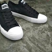ราคา Hitam ️ Warrior Sparta CT Black LC Shoes/Warrior Black White Low Shoes/Warrior Black Short|ตร.ม.2 (28606118033)