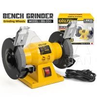 ราคา DELTON มอเตอร์หินเจียร มอเตอร์หินไฟ 5 นิ้ว (125 มม.) 350W 1/3 แรงม้า (HP) หินเจียร Bench Grinder หินเจียร์ รุ่น BG-350 (18648606992)