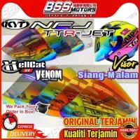 ราคา KYT NFJ / TTR JET / Venom / Hellcat Siang Malam Visor Anti UV Scratch Cermin KYT หมวกกันน็อคเปิดหน้า Lip & Breathable (57465054026)